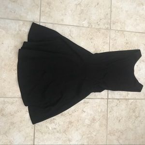 American Apparel Black Skater Dress Size Small